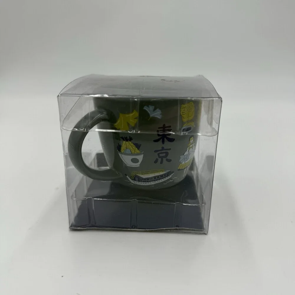 Starbucks Tokyo Shibuya Hachi Shiba inu collectible Mini mug Ornament 2in